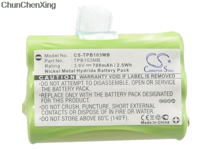 Аккумулятор Cameron Sino 700mAh Для Topcom Babytalker 1010 1020 1030 Twintalker 3700|Цифровые аккумуляторы| |