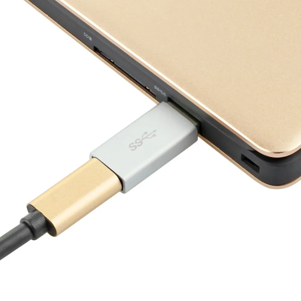 Алюминиевый высокоскоростной (одна сторона 10 Гбит/с) USB A папа к Type C 3 1 гнездовой