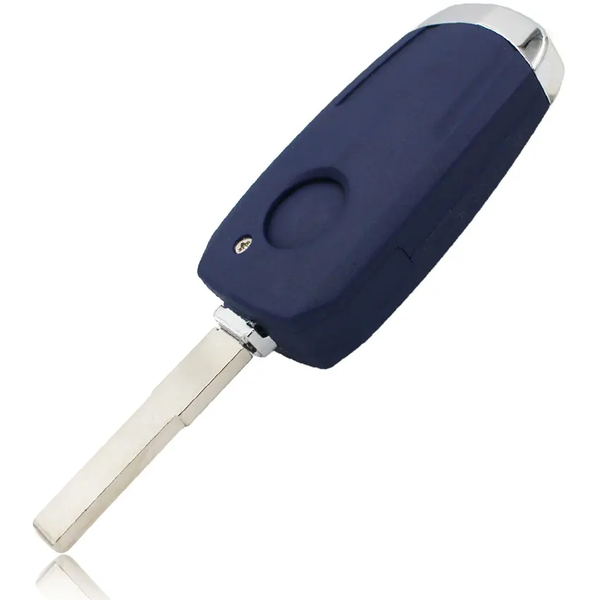 Замена 1 Кнопка Shell изменения складной флип удаленный ключевой чехол для Fiat Bravo Doblo точка SIP22 голубой цвет