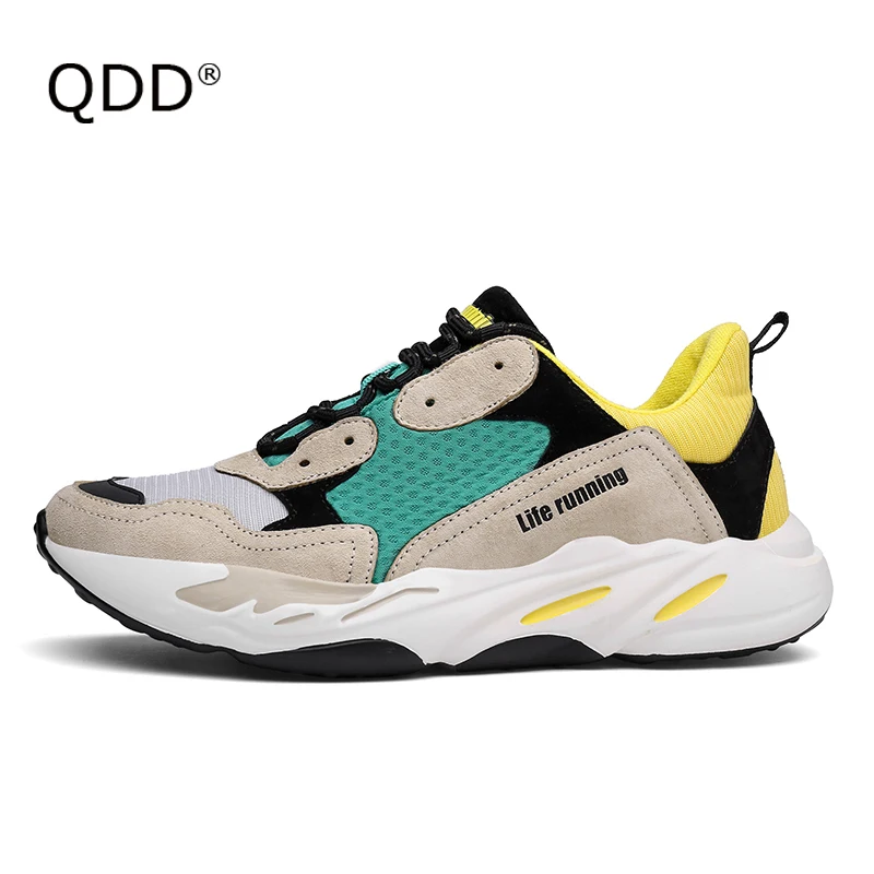 New Arrival Cow Split Leather Lovers Running Shoes, Durable Air Bubble