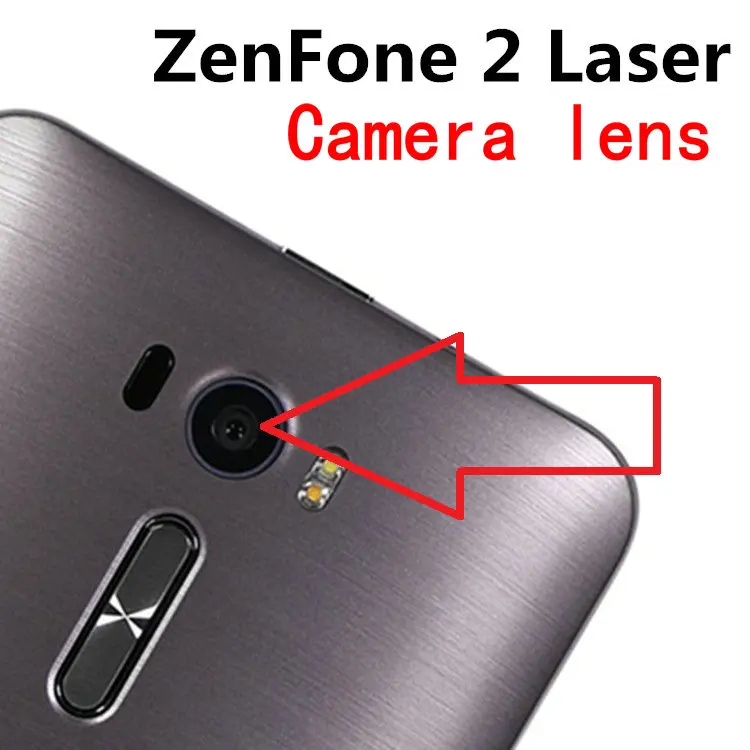 

2pcs/lot XGE New Back Rear Camera lens glass for Asus ZenFone 2 Laser ZE601KL with Sticker