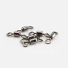 50pcs Ball Bearing Swivel Solid Ring Fishing Connector Barrel Rolling Swivel Lure Goods For Fishing Sea Fishing Accessories Tool ► Photo 3/6