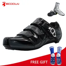 Boodun Men Road Cycling Shoes Bicycle Athletic Racing Sports Shoes Bike Professional Self Locking Shoes zapatillas