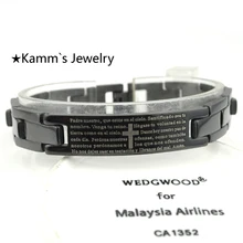 7." Крест и Библию Лекция Образец Мужской Браслет, Браслет Из Нержавеющей Стали, Ювелирные Изделия, Торговля, KB012A