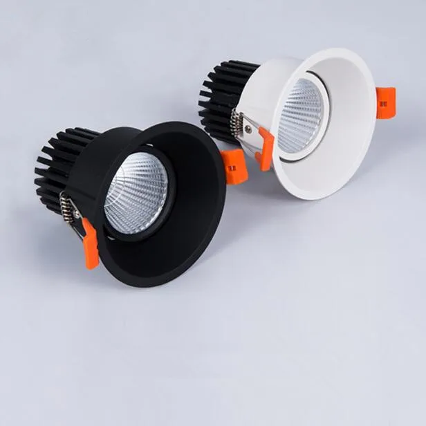 

High quality Super Bright Recessed LED Dimmable Downlight COB 5W 7W 9W 12W LED Spot light LED decoration Ceiling Lamp