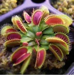 Big Promotion!!! 100 Pcs Drosera Peltata Potted Plant Circular Sundew Carnivorous Plants Garden Venus Flytrap Bonsai Plant