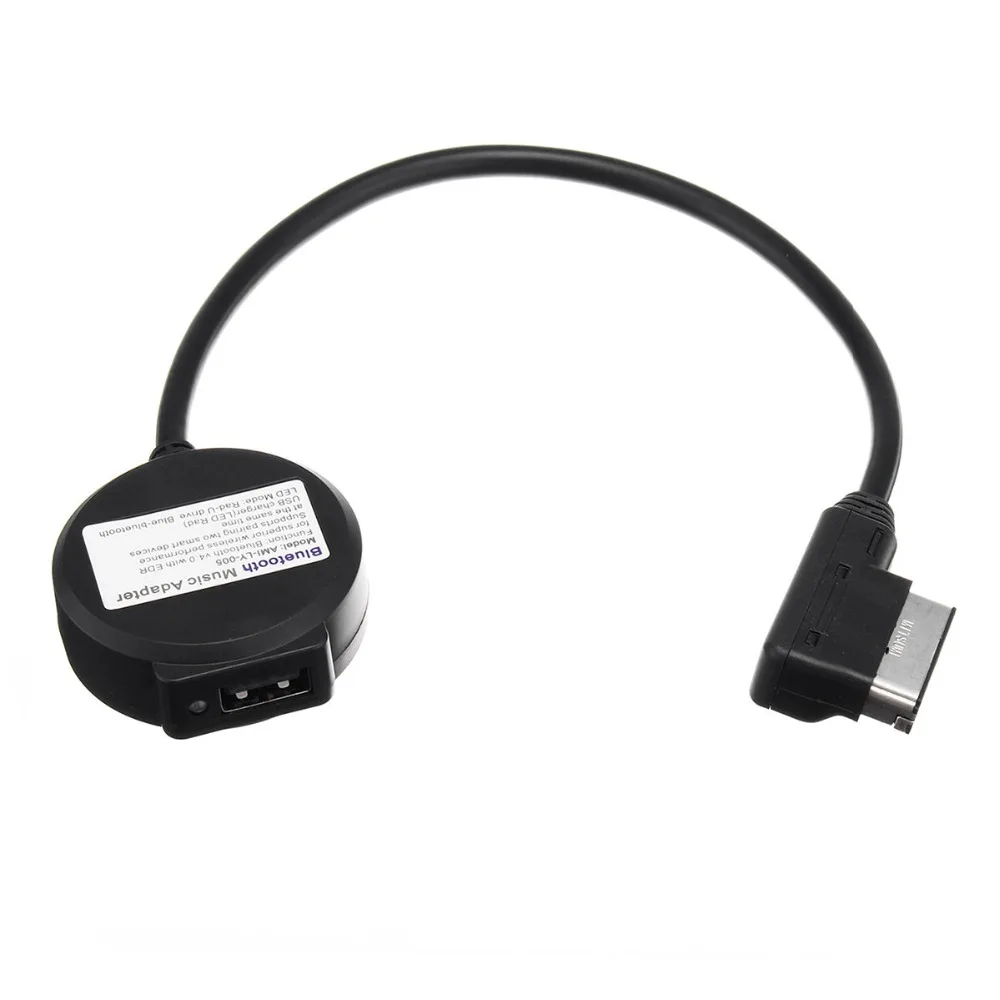 

Media In AMI MDI to Bluetooth Car Music Adapter Wireless Audio Aux Auto USB Female Cable for Benz 2009 to 2014 Models