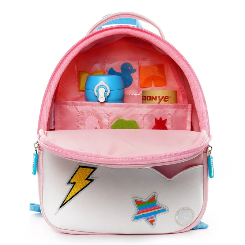 Cocomilo Единорог Детский рюкзак водонепроницаемый легкая школьная сумка для девочек детский мультфильм Розовый Единорог школьный ранец