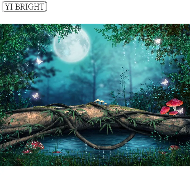 

5D DIY Full Square Diamond Painting Cross Stitch Forest view 3D Diamond Embroidery Rhinestone Mosaic Home Decoration