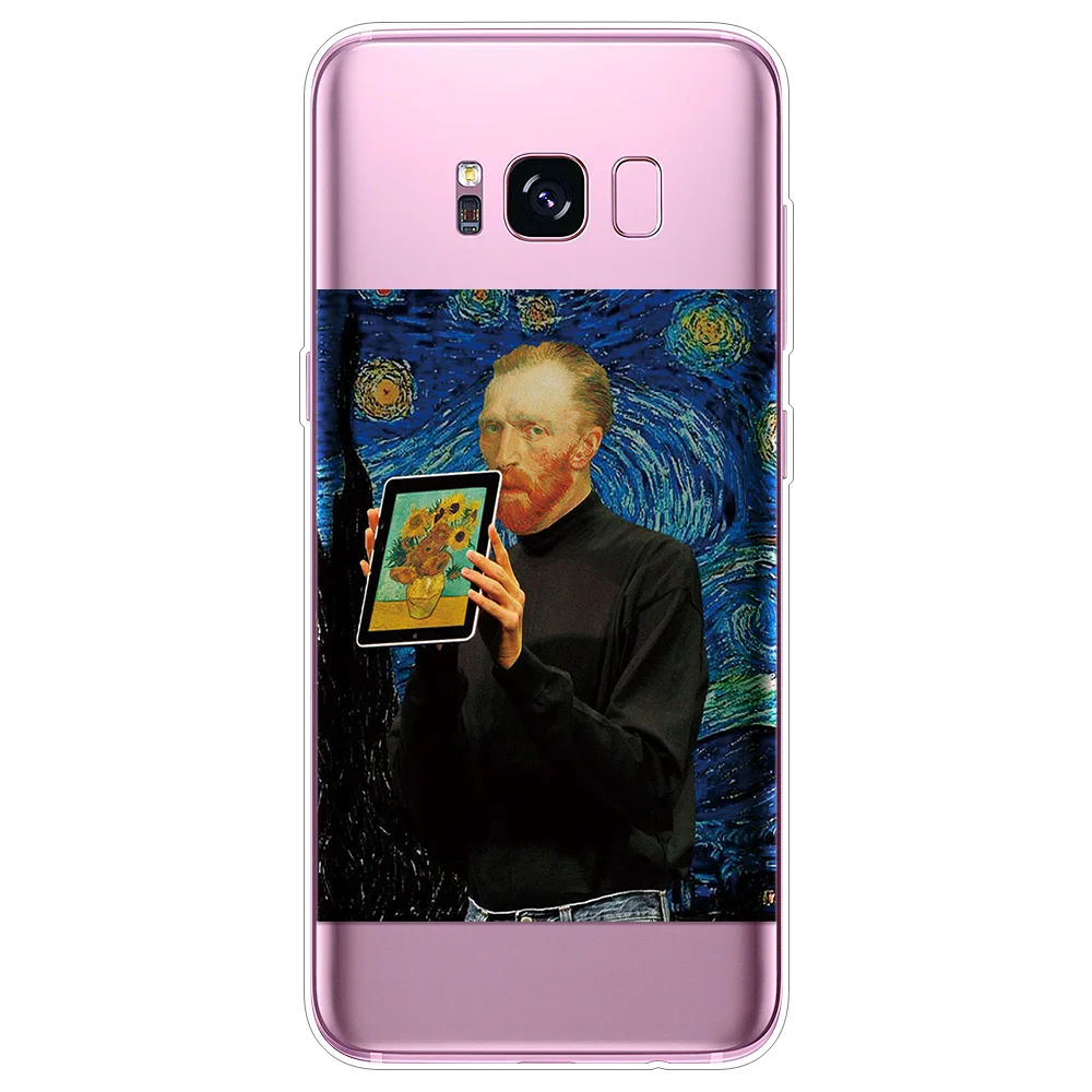Абстрактная живопись Печатный чехол для samsung Galaxy A40 A50 A60 A70 A3 A5 A7 A9 A8 A6 плюс A10 A20e A30 G530 i9060 чехол
