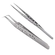 2 шт. Пинцет Инструменты для ногтей пинцет для ногтей Профессиональные Антистатические зажимы для бровей Пинцет Инструменты для маникюра