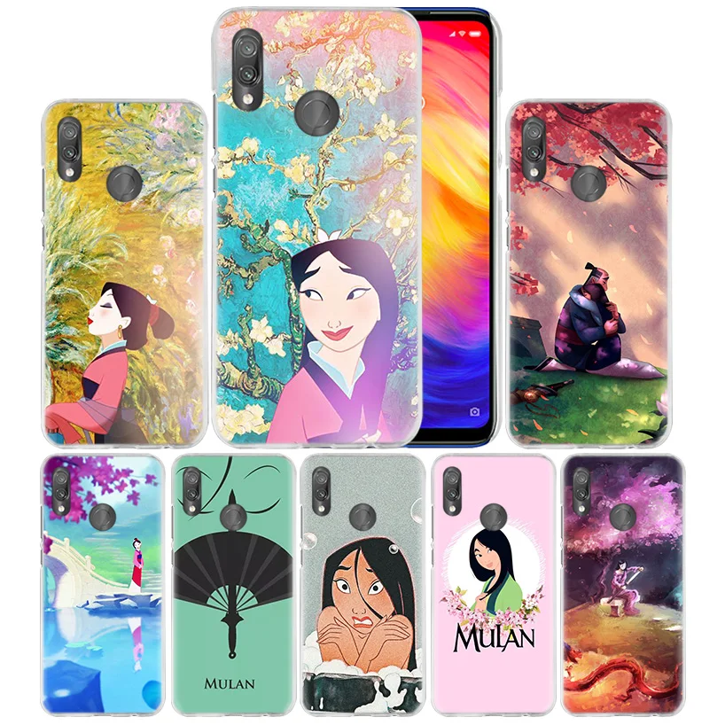 

Mulan Anime Case for Xiaomi Redmi Go Note 7 6 6A Pro S2 5 5A 4X Mi A1 A2 9 Mix 3 5G 8 lite Play F1 Hard PC Phone Cover Capa Hot