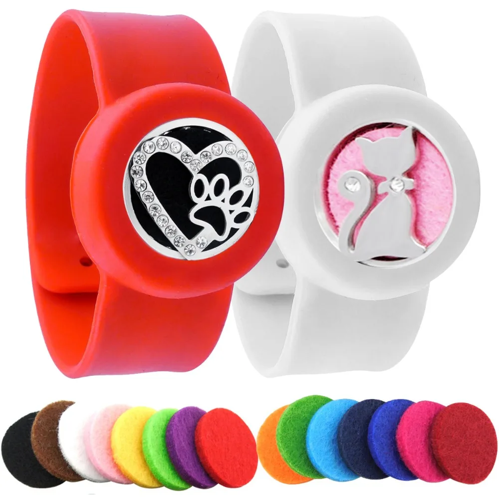 ZP-BS855-0 Silicone Diffuser Locket Bracelet-16