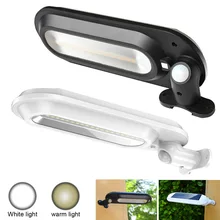 Водонепроницаемый светодиодный уличный светильник на солнечной батарее, садовый ландшафтный светильник с зондированием человека, солнечное наружное настенное освещение LB88