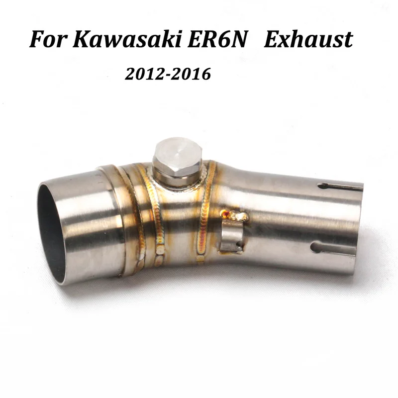 For Kawasaki ER6N 2012-2016 Motorcycle Exhaust Muffler Modified Middle Connection Link Pipe Exhaust Systems Accessories - Image 3