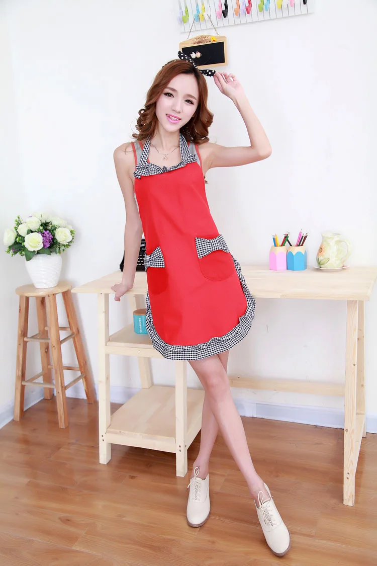 1PC Maid Sexy Apron For Women Restaurant Hotel Waiter Lace Bow Adult Princess Kitchen Cooking Funny Gift NF 004 | Дом и сад