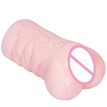 Male Masturbator Artificial Anal Vagina Real Virgin Pocket Pussy Silicone Aircraft Cup Sex Toys For Men Adult Product 1PC