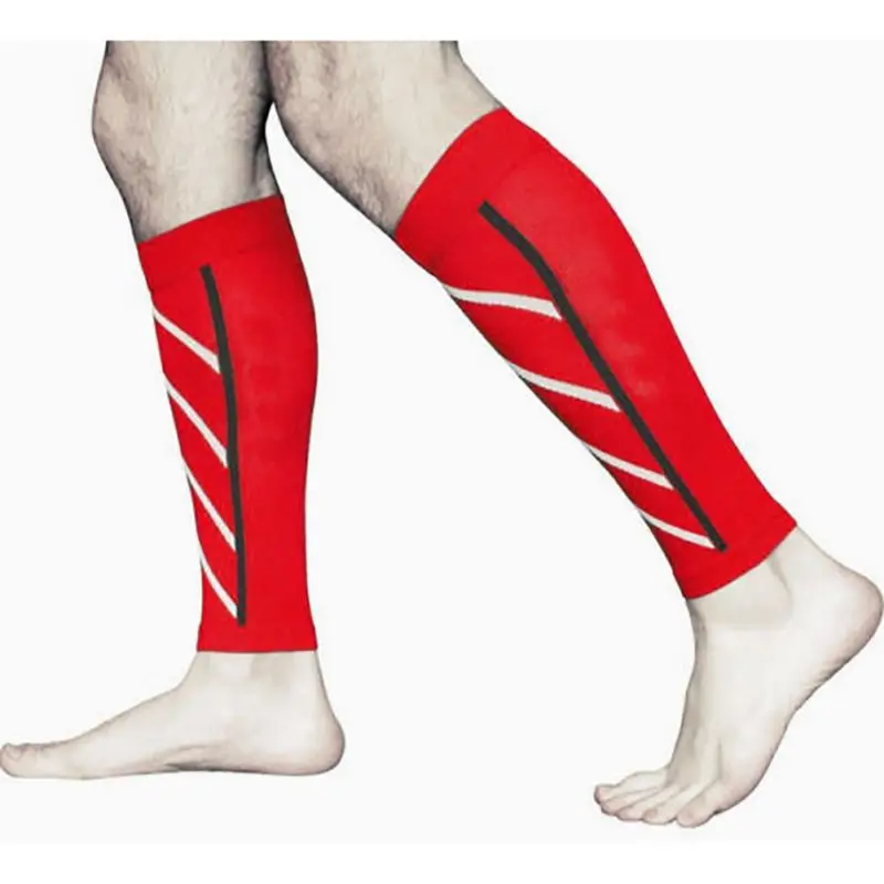

Compression Sports Safety Leg Warmers Base Layer Leg Sleeve Shin Guard Running Football Basketball Sports Calf Support HX02