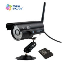 HD720P Bullet Black IP Camera Wifi 1.0mp Wireless Seurveillance Security Mini Webcam CMOS Infrared Night Vision Freeshipping Hot