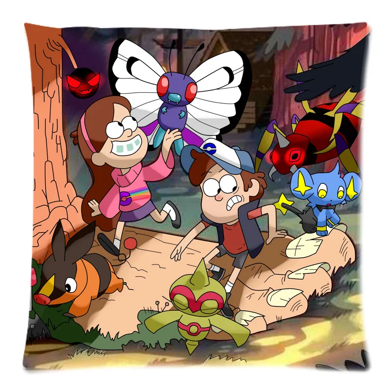 

Gravity Falls Pattern Square 18X18inch Sofa Decorative Throw Pillow Case Home Cotton Line Cushion cojines Covers