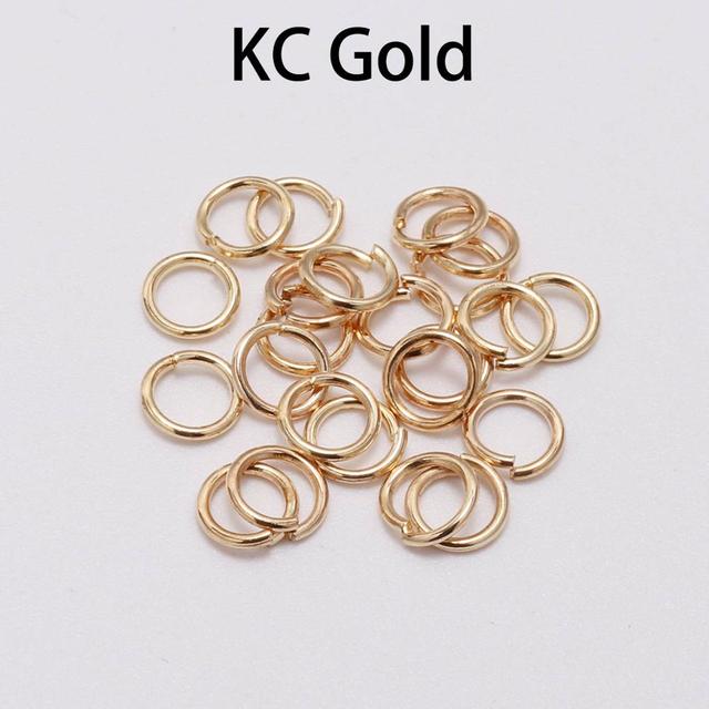 3/4/5/6/7/8/10/12/14/16/20mm Jump Rings Split Rings Necklace Earring Connectors For DIY Jewelry Making Accessories