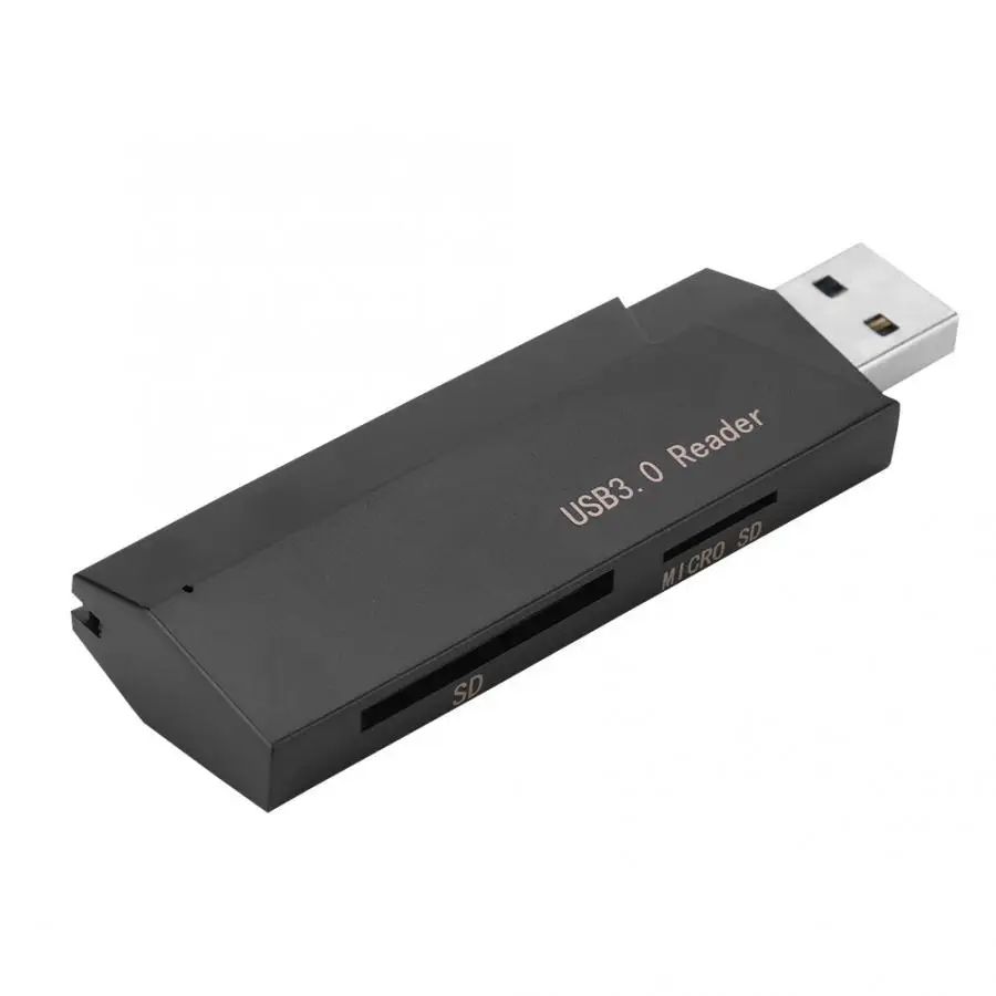 Мини-Память/TF с двумя картами для чтения USB3.0 кард-ридер универсальный для Windows/OSX/Linux otg кард-ридер