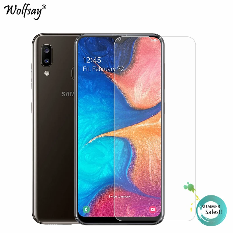 Protector de pantalla de vidrio templado para Samsung Galaxy A20, película  de vidrio para teléfono Samsung A20, 2 uds.|Protectores de pantalla de  teléfono| - AliExpress