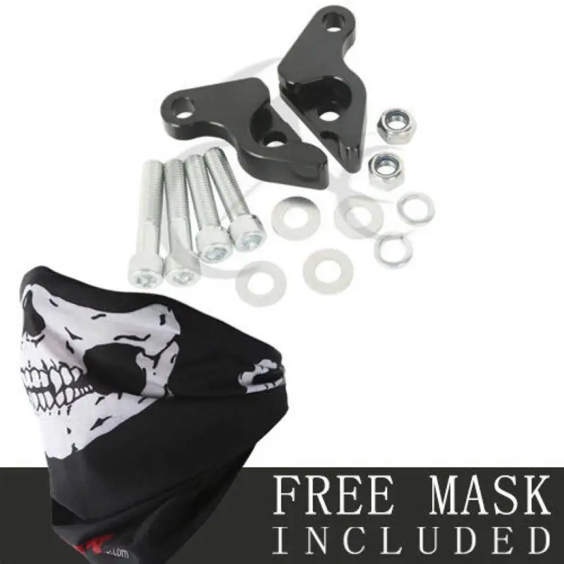 

CNC Rear Shock Lowering KITs 1" Inch For Harley VRSC V-ROD 2002-2017 2013 Black Street Rod VRSCR