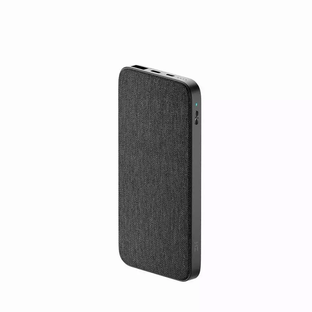 Xiaomi ZMI 10000 мАч power Bank QC3.0 PD type-C PD двухсторонняя Быстрая зарядка 18 Вт Внешняя батарея портативный мобильный телефон Быстрая зарядка - Цвет: Серый