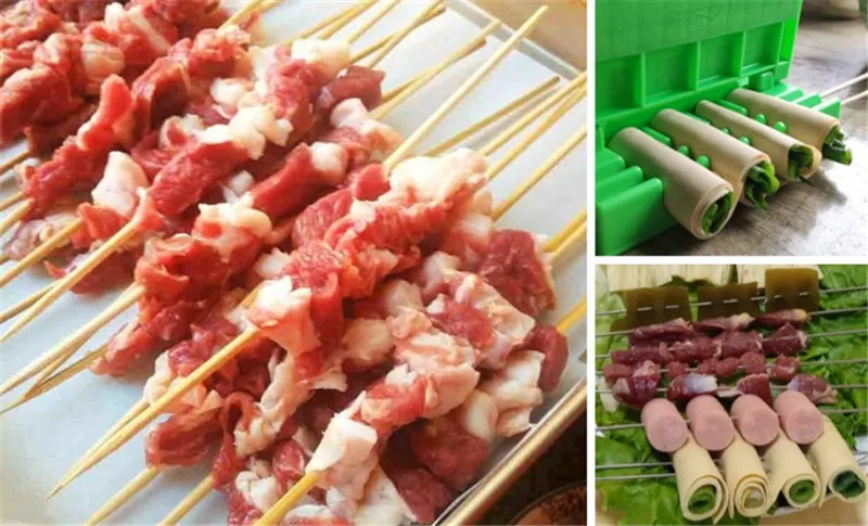 Устройство для приготовления шашлыков и мяса два/один ряд 1 шт.|Шпажки| |