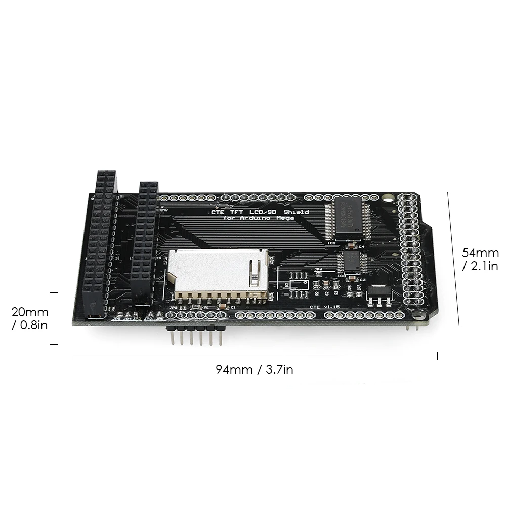 CTE TFT/SD карта Щит Плата расширения для Arduino MEGA 2560 ЖК-модуль sd-карта 2,8 3,2 дюйма