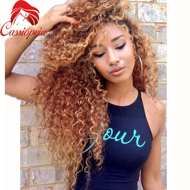 130%Density Blonde Full Lace Wigs Remy Human Hair