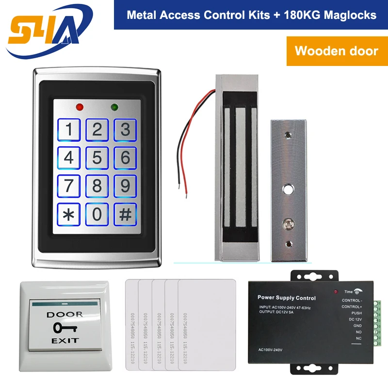 

Standalone Rfid Door Access Control System For Wooden Door Work With 180kg Maglocks