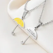 How I Met Your Mother Yellow Umbrella Pendant You re my Yellow Umbrella True Love Necklace