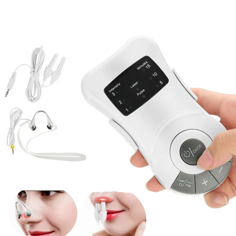 

health Nose Care Rhinitis Therapy Allergy Reliever massage Low Frequency Laser Nasal spray Sinusitis Snoring Treatment Device