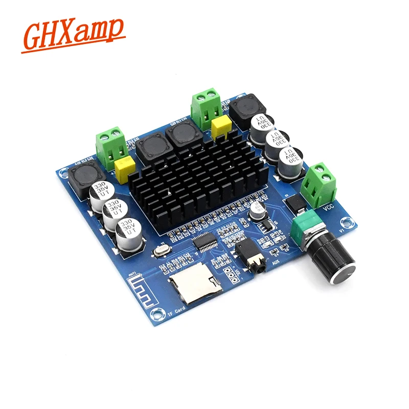 TDA7498 Amplifier Board Dual Channel Support Bluetooth-compatible TIF Card AUX Input DC12-30V | Электроника