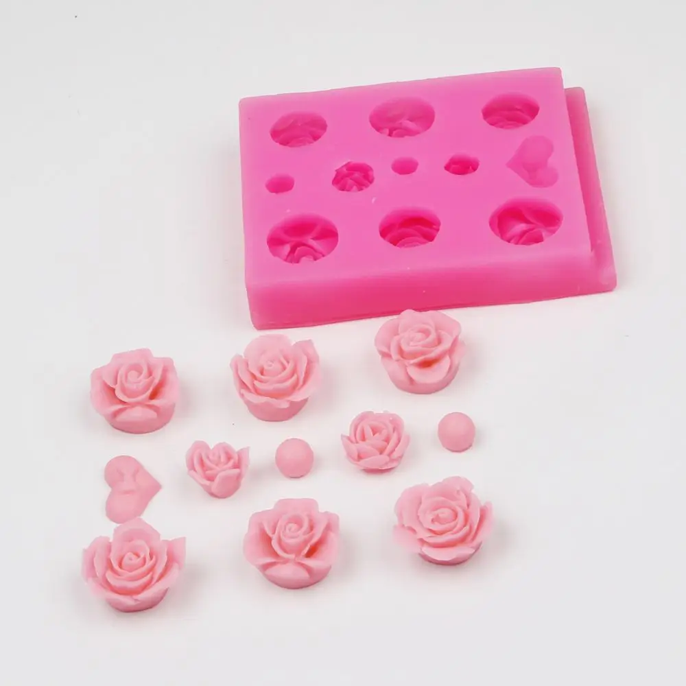 Цветок силиконовые формы 3D инструменты для украшения тортов из мастики Sugarcraft