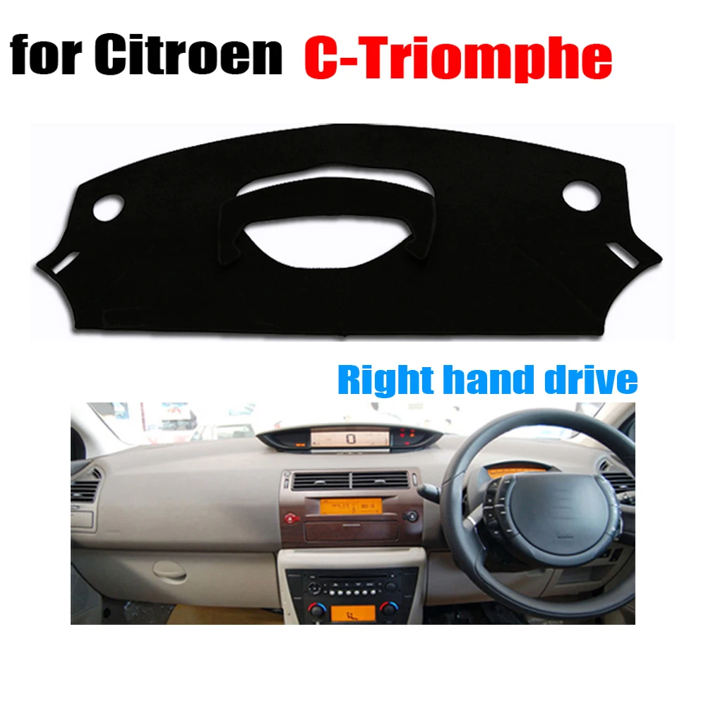 RKAC крышка приборной панели автомобиля коврик для Citroen C-Triomphe все годы правый руль