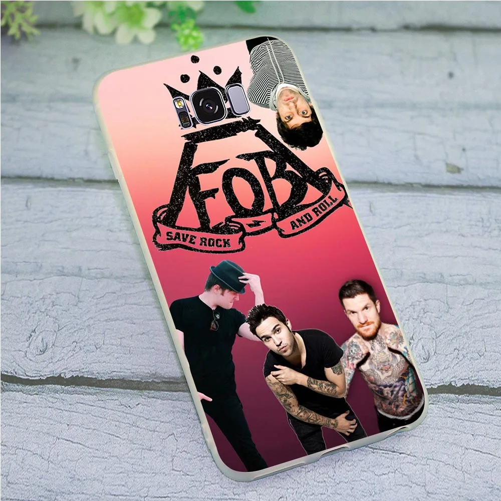 

Soft TPU Cases Fall Out Boy Phone Cover for Galaxy Samsung M20 Case S10 Plus S10e M10 M30 S7 Edge S6 S8 S9 Note 8 10 Hybrid