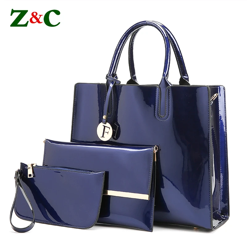 

Newest 3pcs/4color Leather Women Handbag Square Shape Bag Large Shoulder Bags Bag Ladies Purse Female Totes Messenger Bags Bolsa
