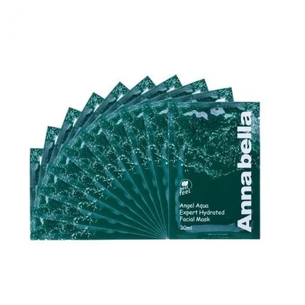 Annabella Angel Aqua Expert увлажняющая маска для лица 10 шт