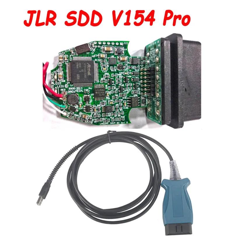 JLR SDD PRO V154 для Jaguar и для Land Rover 2005- год через OBD2 16PIN на диагностический кабель USB Поддержка CAN ISO9141 автомобиль