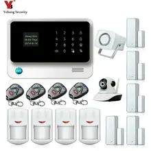 Yobang безопасности WI-FI GSM Сирена Главная охранной сигнализации комплект дистанционного Управление детектор движения дверь открытой/закрыть Сенсор