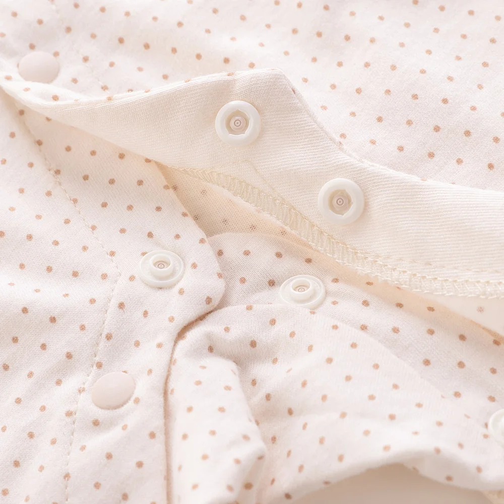 LABIBABY/комбинезон для новорожденных с длинными рукавами хлопковый комбинезон