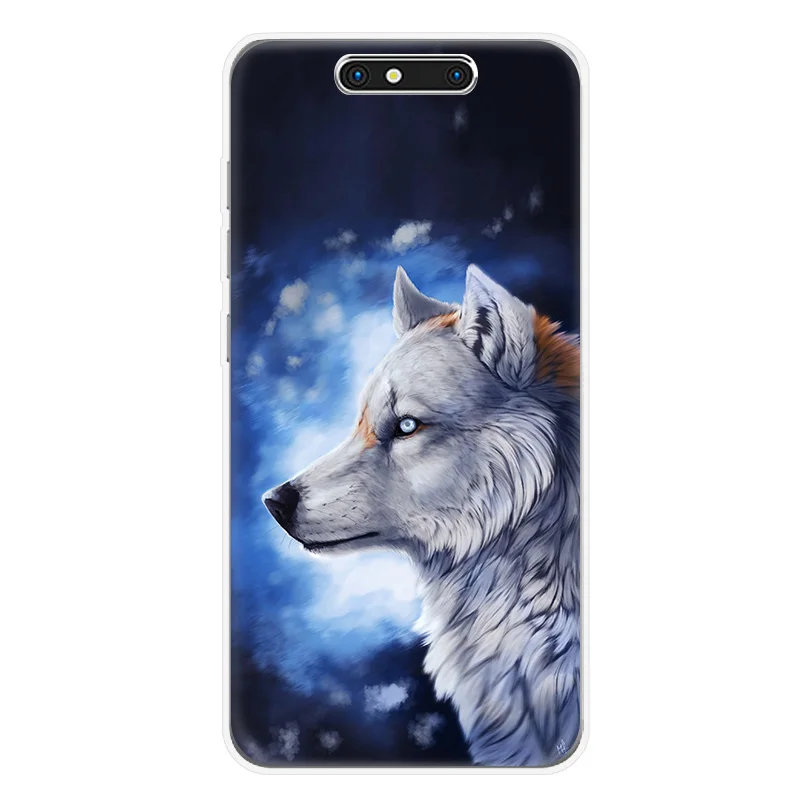 Чехол для телефона ZTE Blade V7 lite V8 mini A910 A602 A610 A520 A512 Axon7 Z10 черный волк Лев Мягкая
