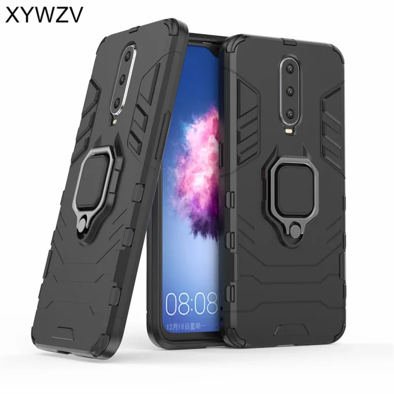 Защитный чехол Oppo RX17 Pro силиконовый металлический держатель для кольца на палец