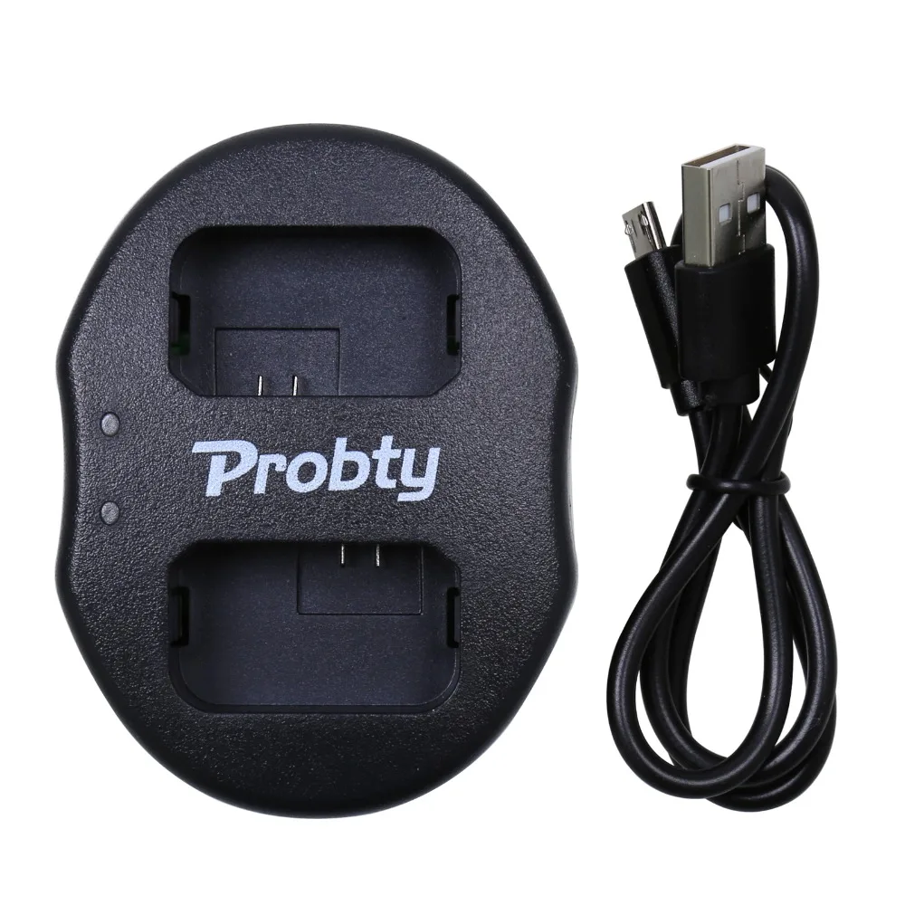PROBTY NP-FW50 NP FW50 NPFW50 USB двухканальный Зарядное устройство для sony A7 A7S A7R A3000 A5000 A5100 A6000