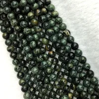 Натурального темно-зеленый Kambaba круглая яшма Jewellery свободные маленький шарик бисер 6 мм 8 мм 10 мм 12 мм 15 