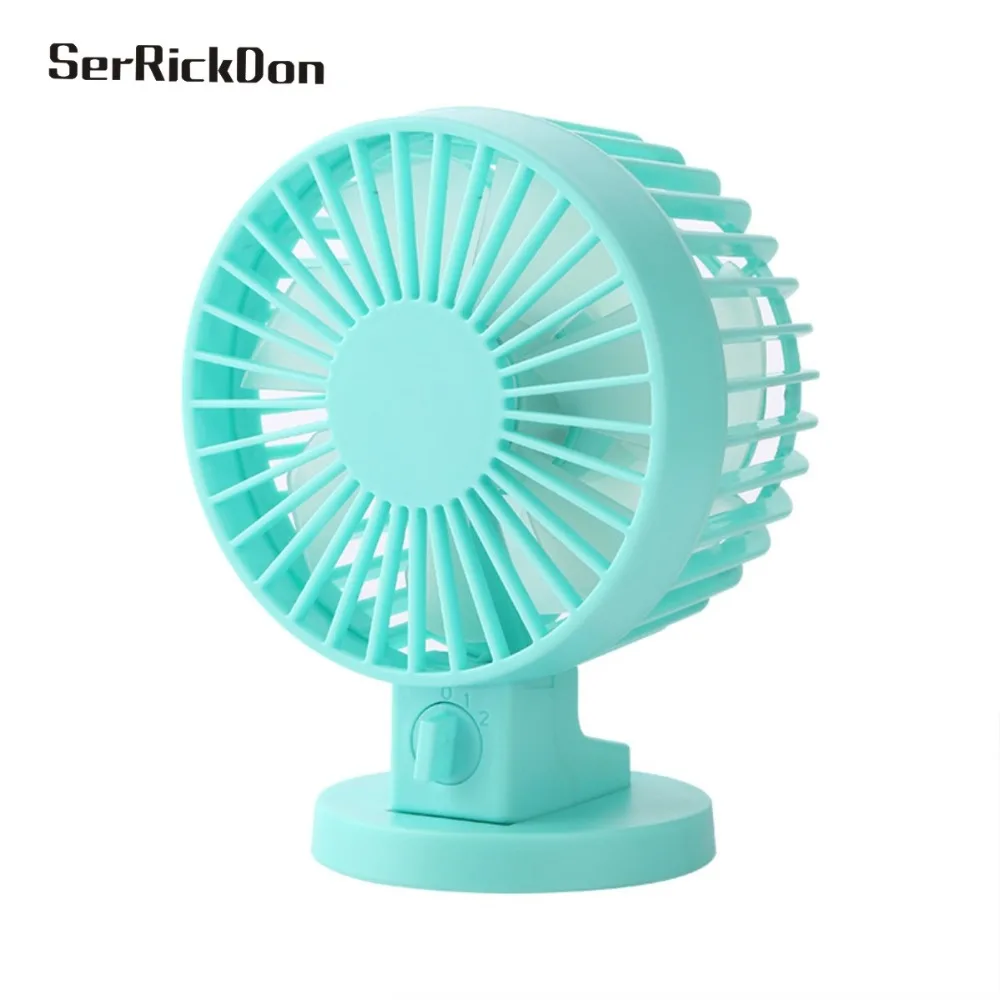 

Electric Desktop Computer Fan With Double Side Fan Blades Portable Creative Double-vane Mini USB Desk Fan For Home Office ABS