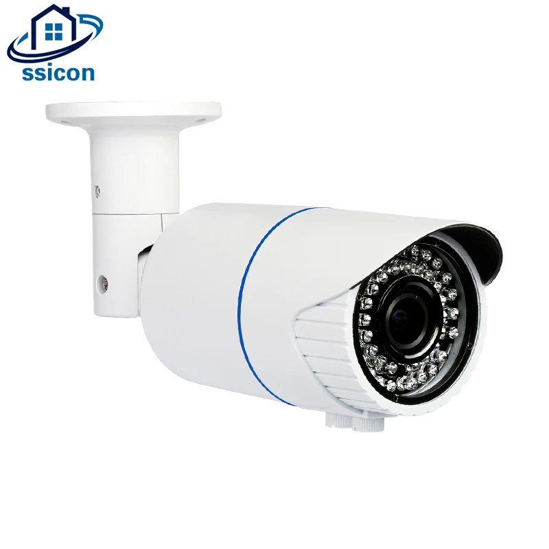 

SSICON H.265 2MP 4MP Varifocal Manual Zoom IP Camera Bullet 2.8-12mm Lens IR 40M Security POE Infrared Camera Night Vision